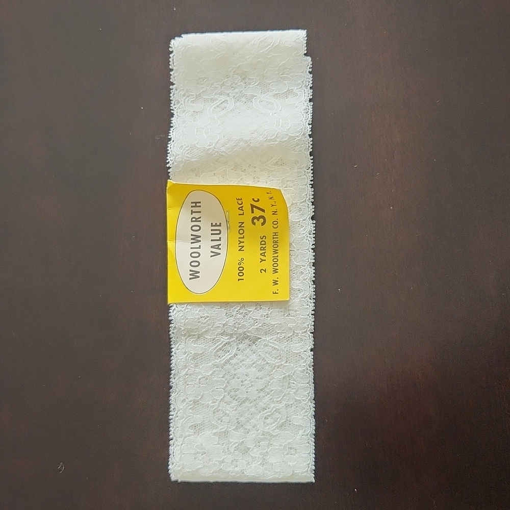 Vintage Woolworth Nylon Lace